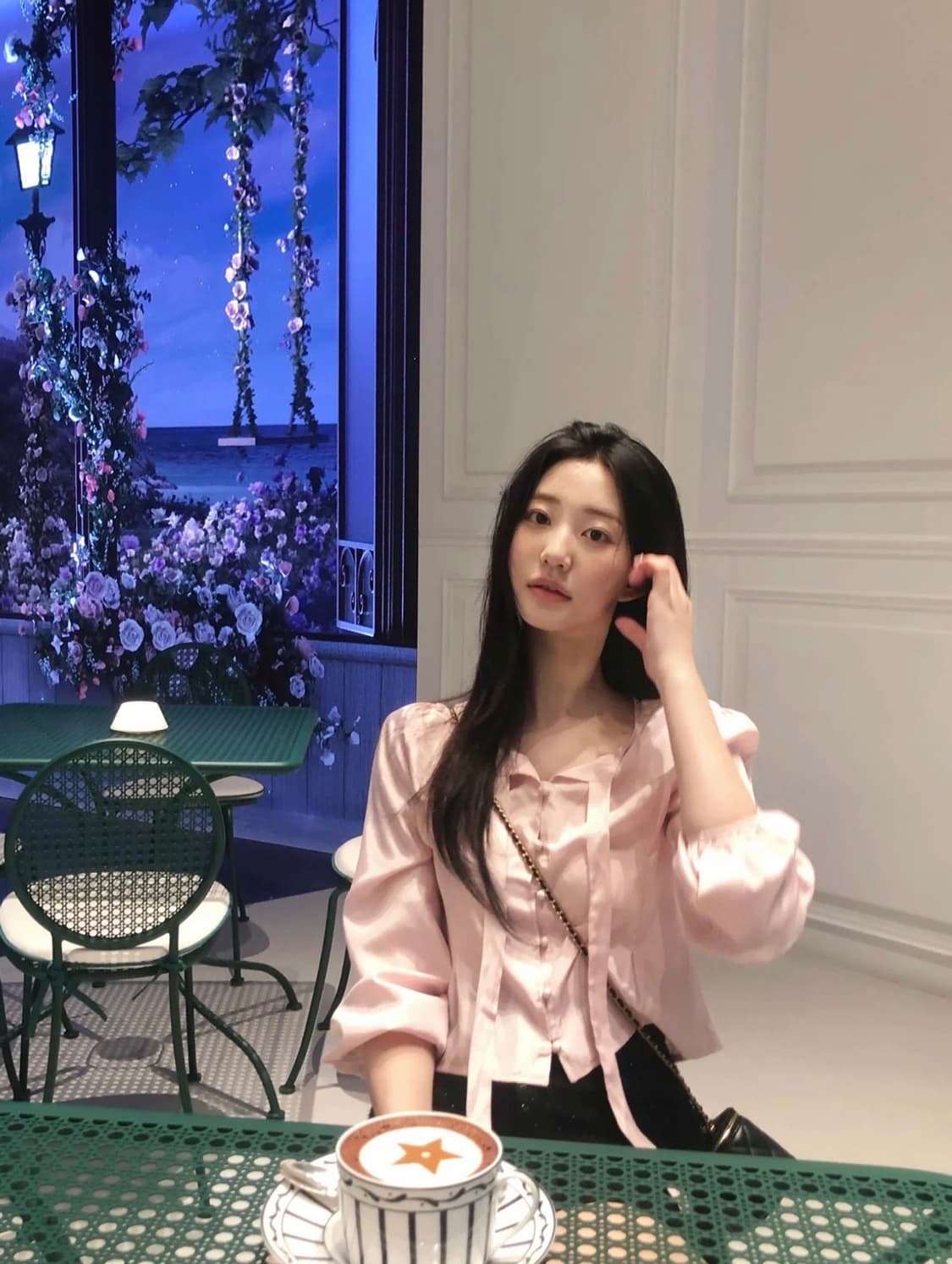 (바로배송)제니오 zaenio 메이 빈 블라우스 피치핑크 상품이미지1