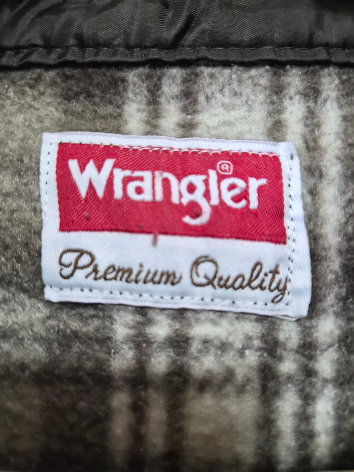 랭글러Wrangler 체크 폴리 셔츠 XL사이즈 - S323 상품이미지3