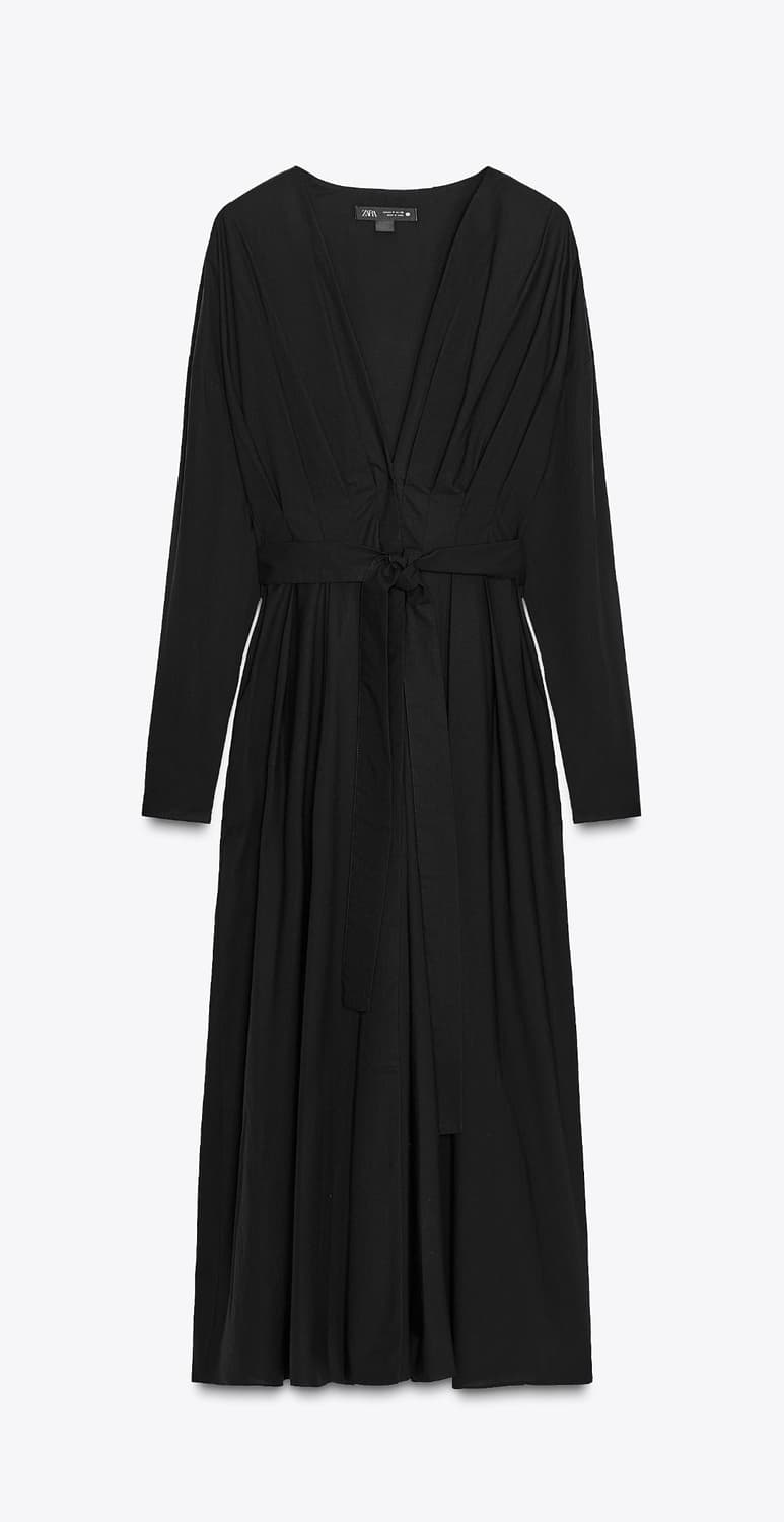 자라 플리츠 롱 원피스(정가129900) 상품이미지4