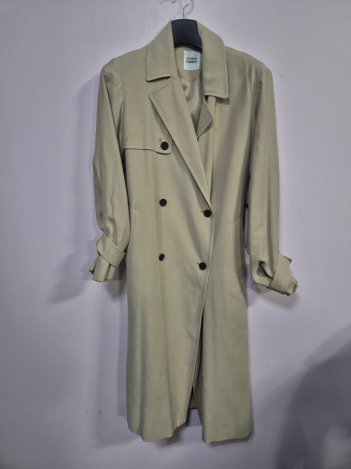 스튜디오 톰보이 트렌치코트 베이지 상품이미지2