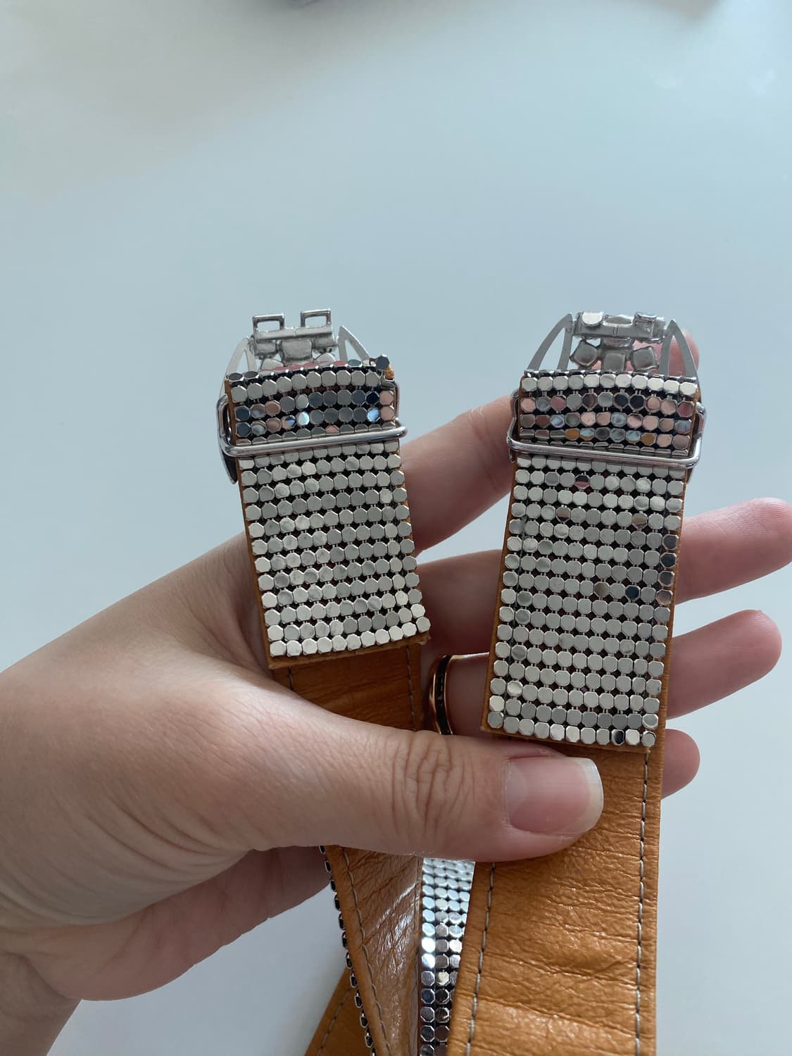 Y2k 빈티지 실버 메탈 벨트 상품이미지8