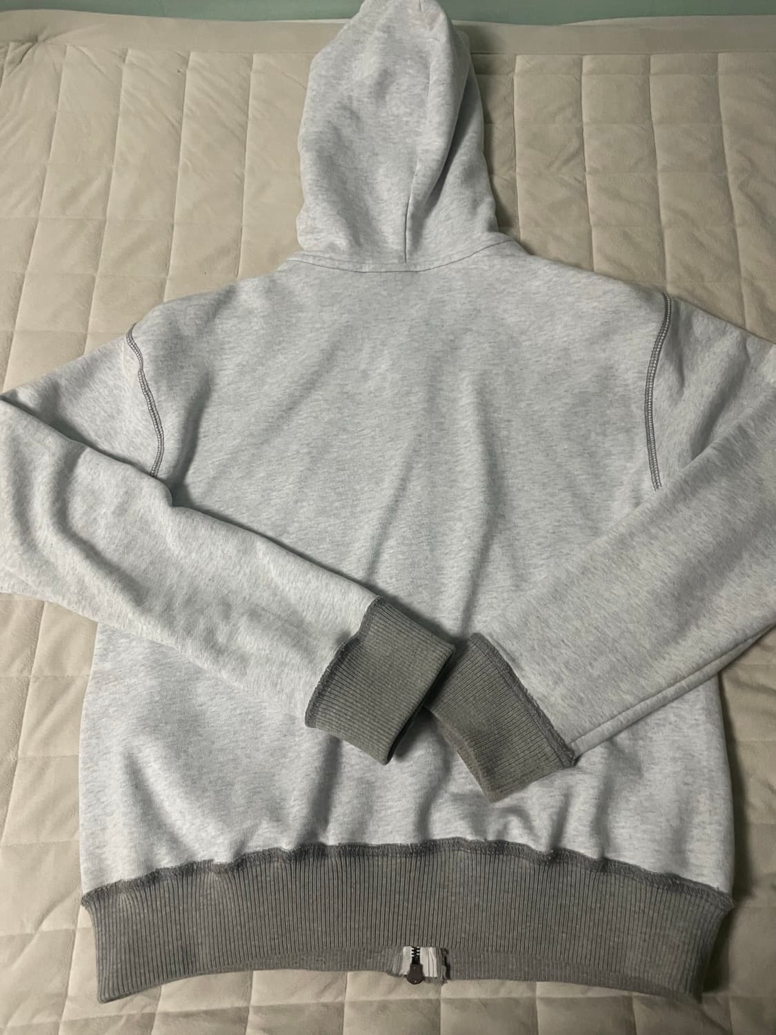 AKM CROS2 Zip-Up Hoodie (Gray) 상품이미지2