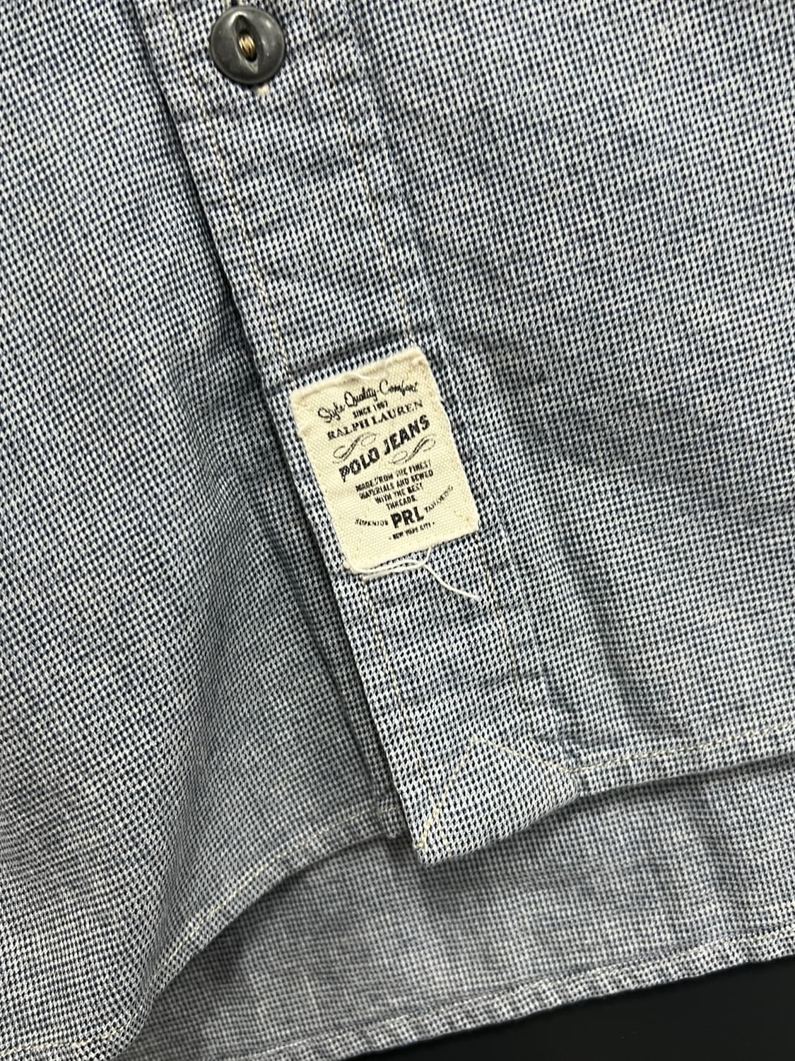 폴로 랄프로렌 잔체크 빈티지 포켓 반팔 티셔츠 상품이미지3