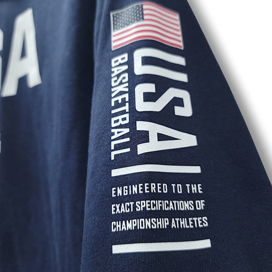 [2XL] 나이키 네이비 USA 바스켓볼 풀오버 기모 후드티 상품이미지6