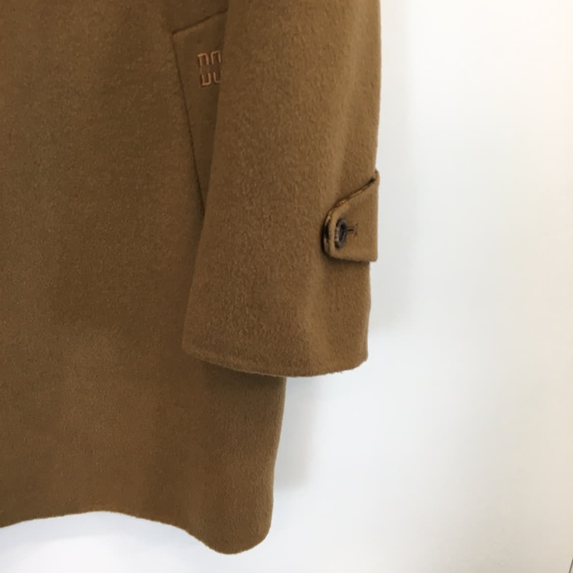 닥스 캐시미어 30% 발마칸 카멜브라운코트 95  상품이미지2