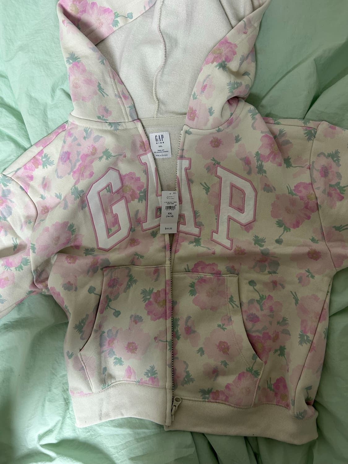 갭 꽃무늬 후드집업 상품이미지2