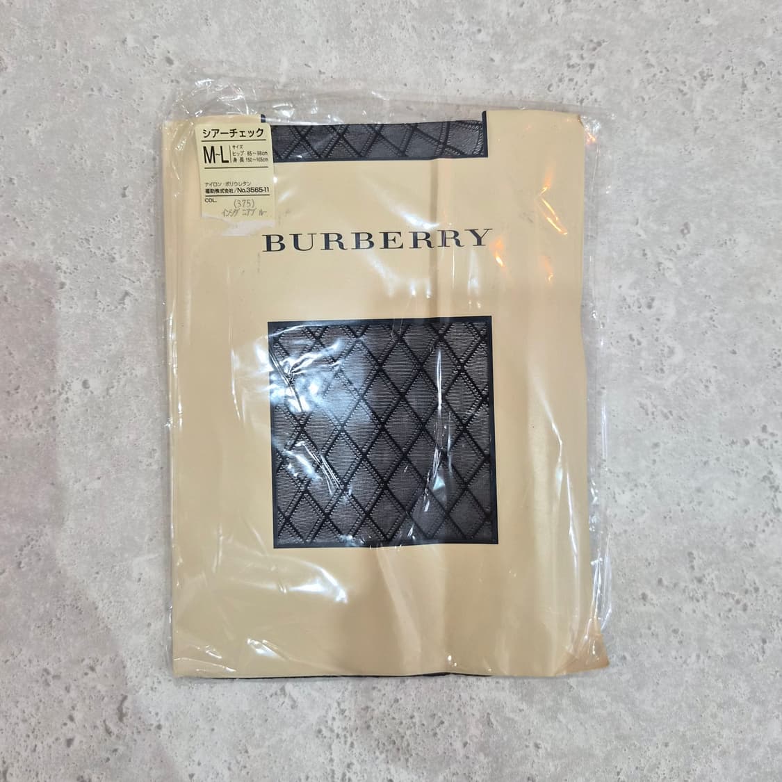 BURBERRY 다이아몬드 체크 팬티스타킹 상품이미지1