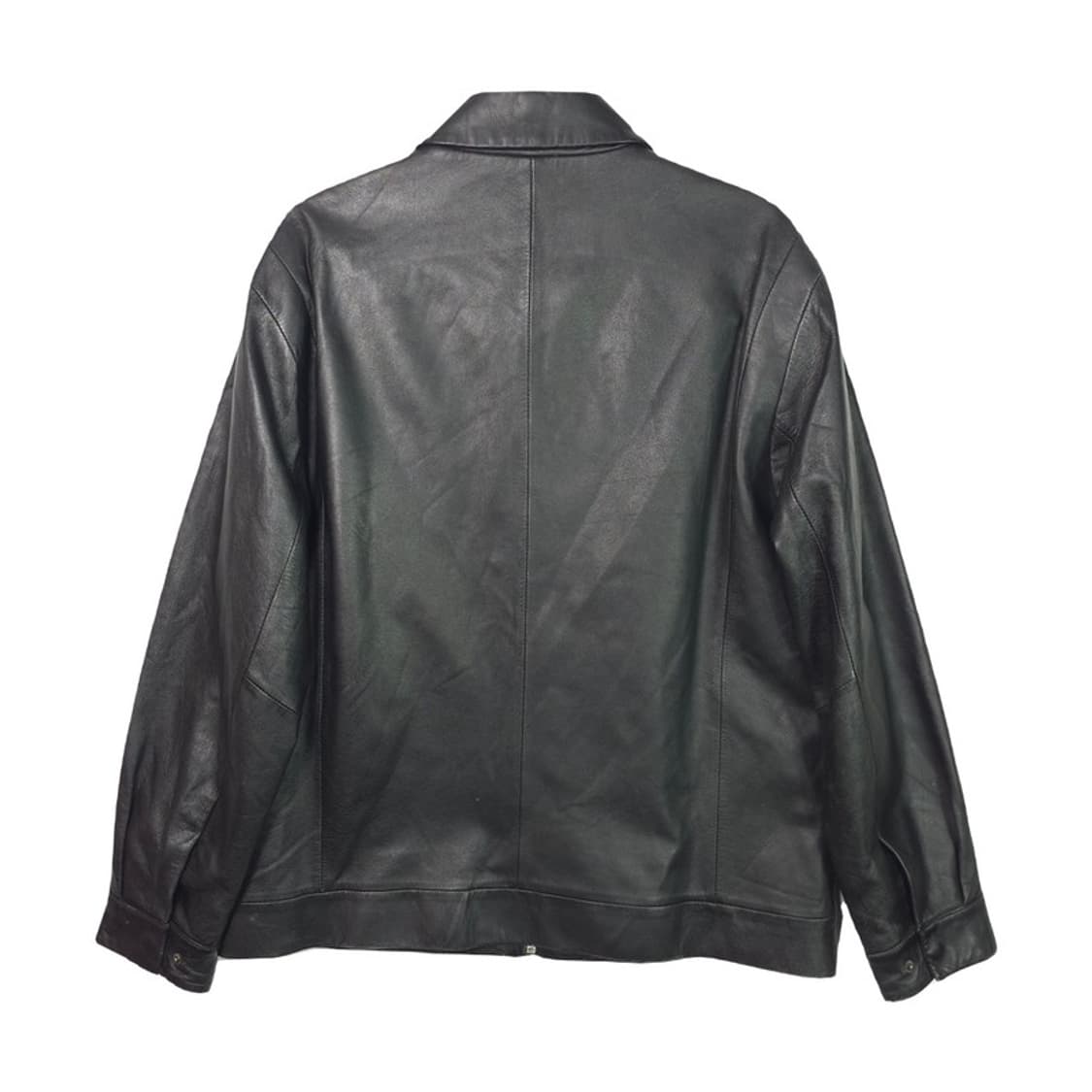 ARNOLD PALMER 빈티지 블랙 가죽 자켓 100 상품이미지2