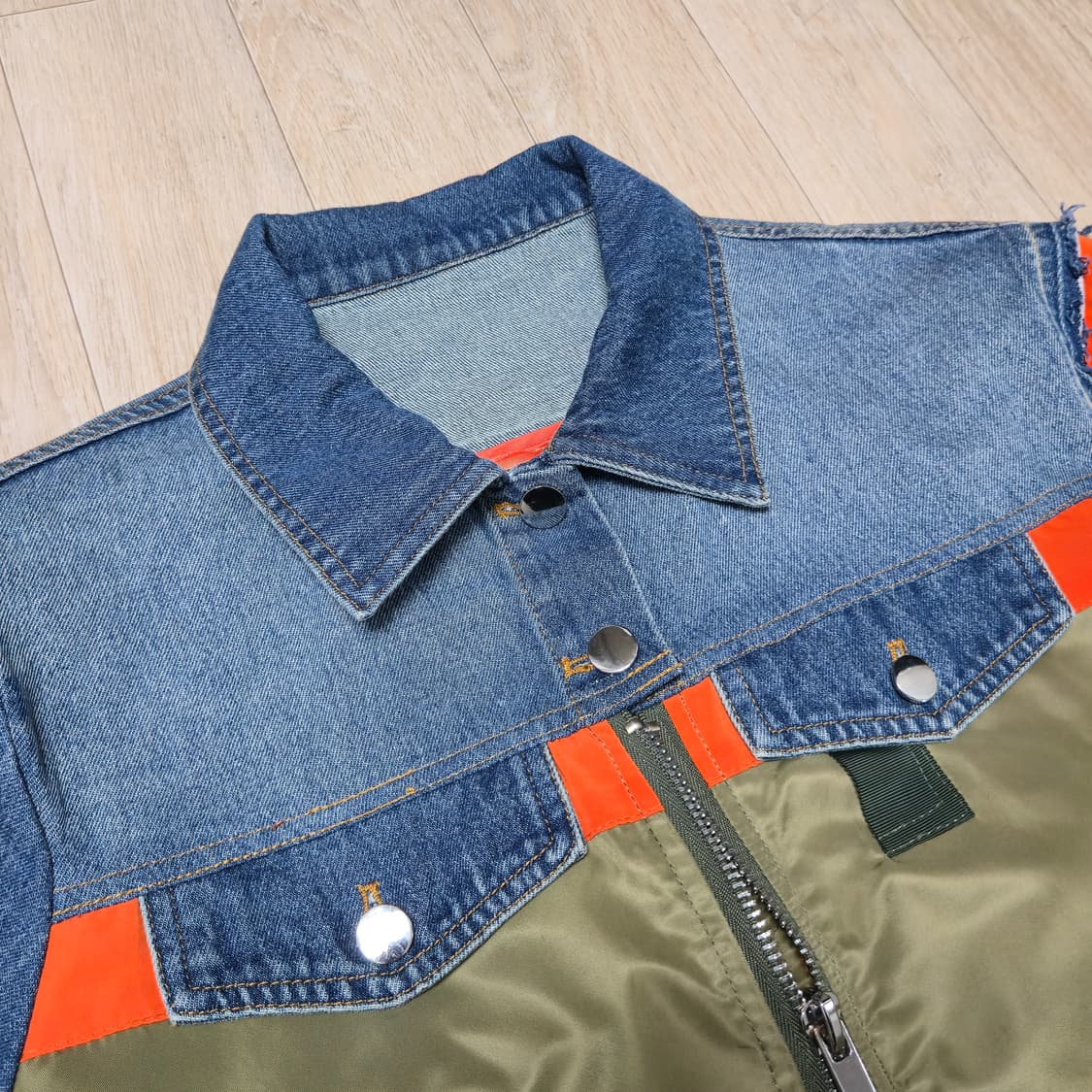 POPULAR DRIFT MA-1 항공 데님트러커 자켓 상품이미지2