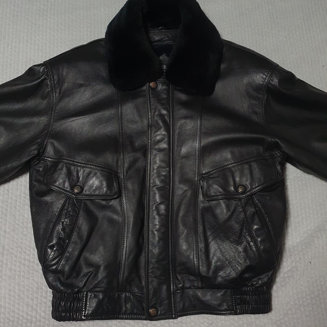 빈티지 양가죽 봄버 자켓 상품이미지2