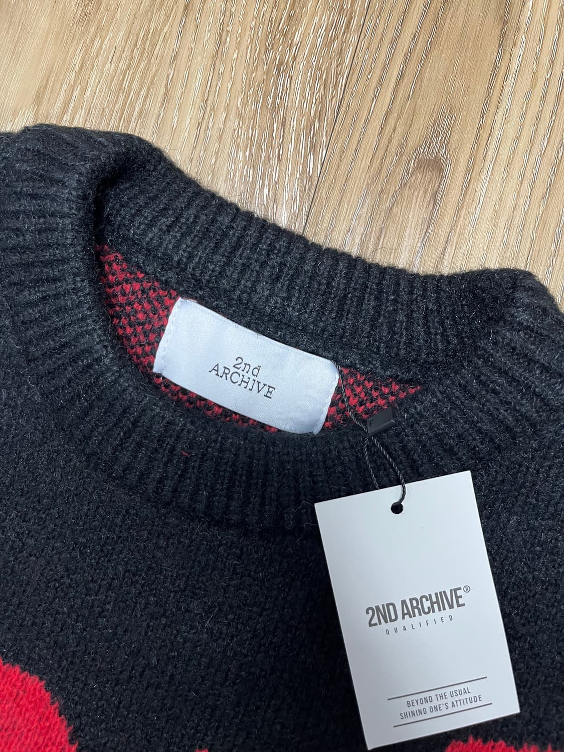 (새상품) 세컨드어치브 니트 F 상품이미지4