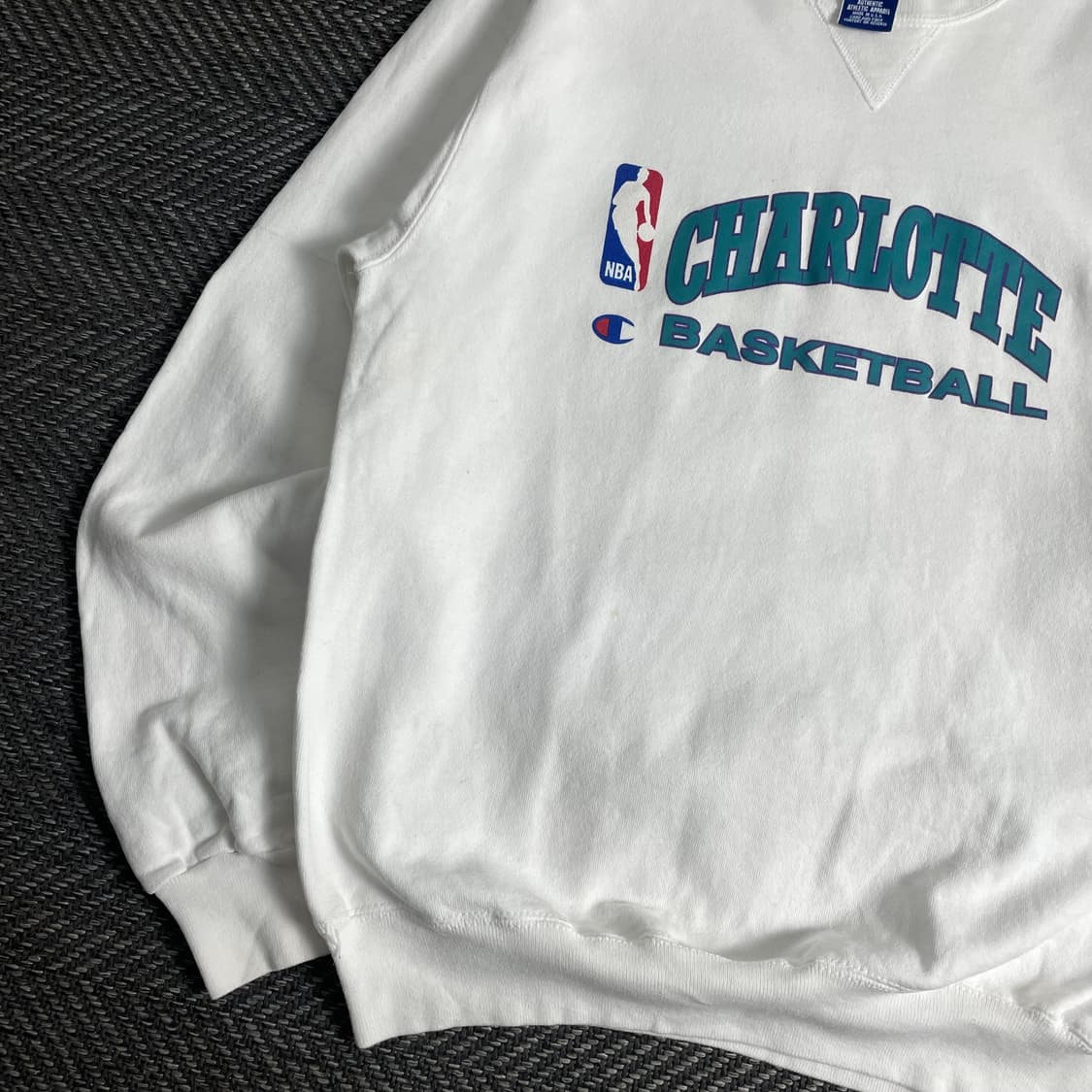 90s 챔피온 NBA 샬럿 호네츠 스웻 셔츠y 3611 상품이미지4