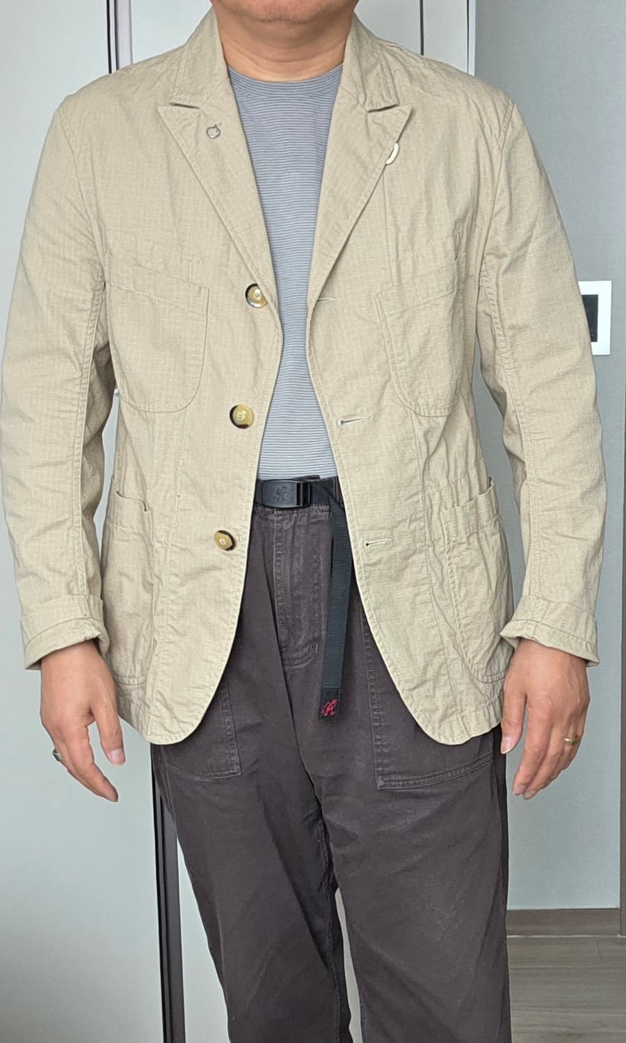 엔지니어드가먼츠  베드포드 자켓 베이지 M 상품이미지4