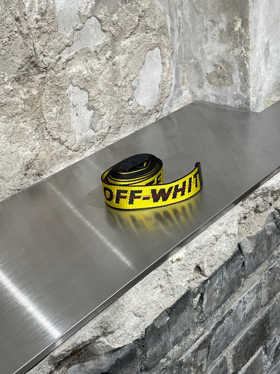 오프화이트 클래식 옐로우 인더스트리얼 벨트 상품이미지3