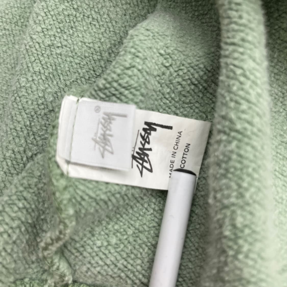 스투시 미니로고 말차맛 맨투맨 L 상품이미지9