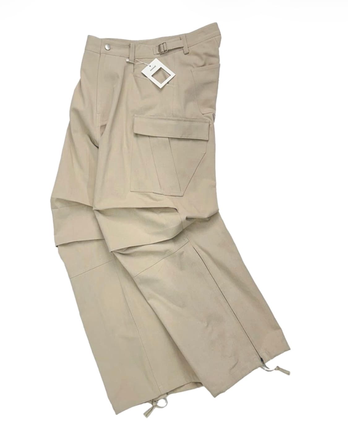 논노드 사이드 지퍼 카고 팬츠 베이지 1sz 상품이미지1