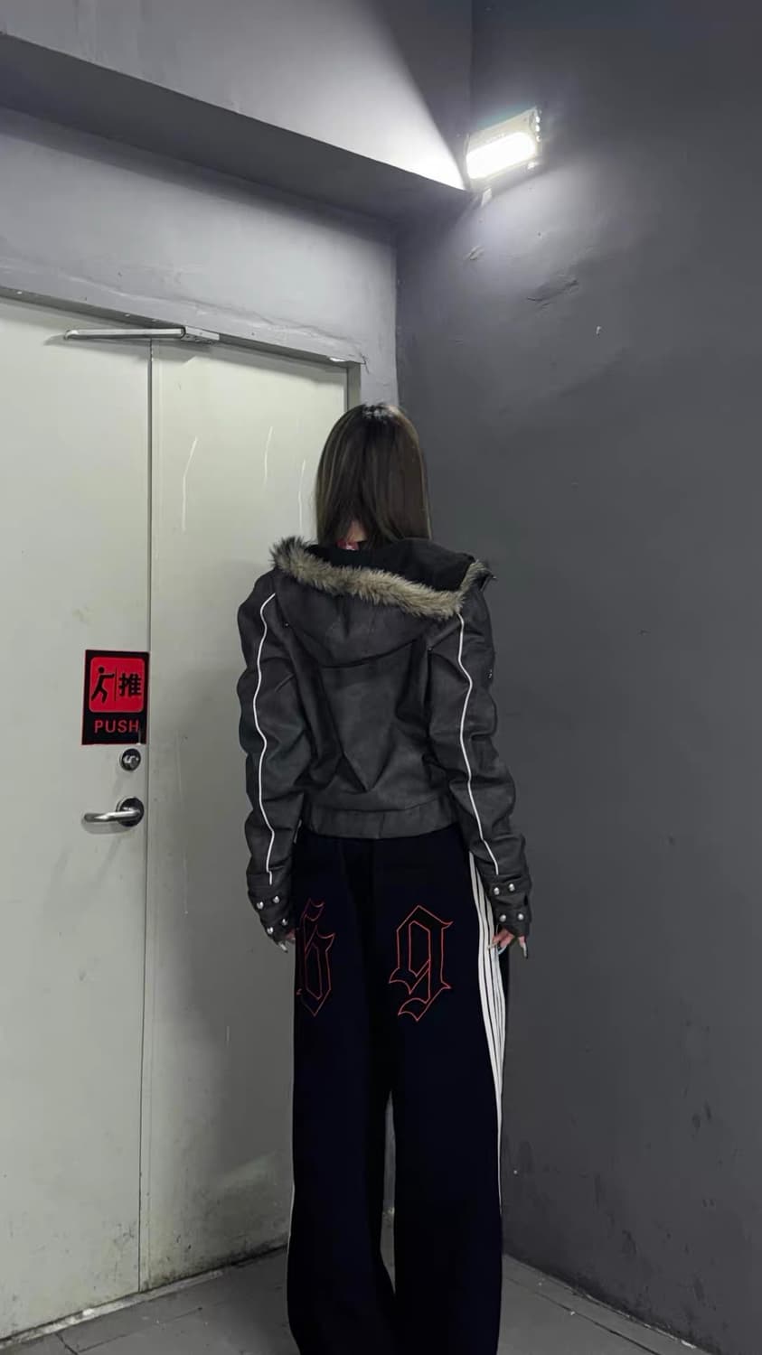 섹시데빌 스트라이프 트랙 팬츠 상품이미지4