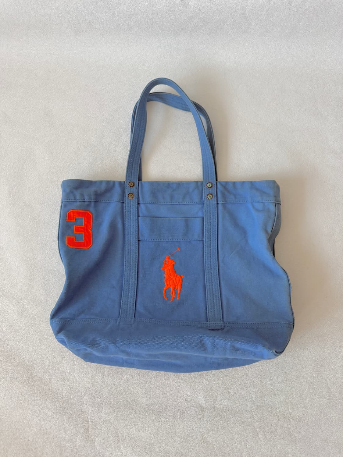폴로 랄프로렌(Polo Ralph Lauren) 캔버스 토트백(숄더가능) 상품이미지1