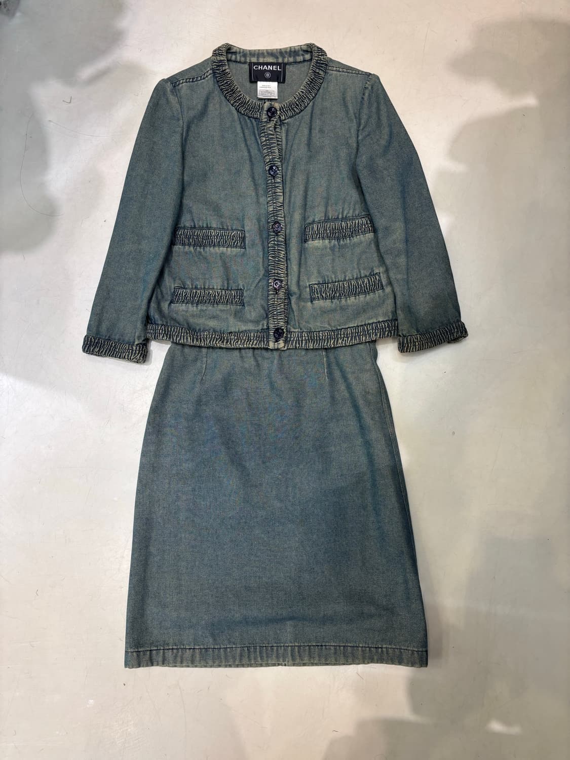 샤넬 데님 셋업 상품이미지2