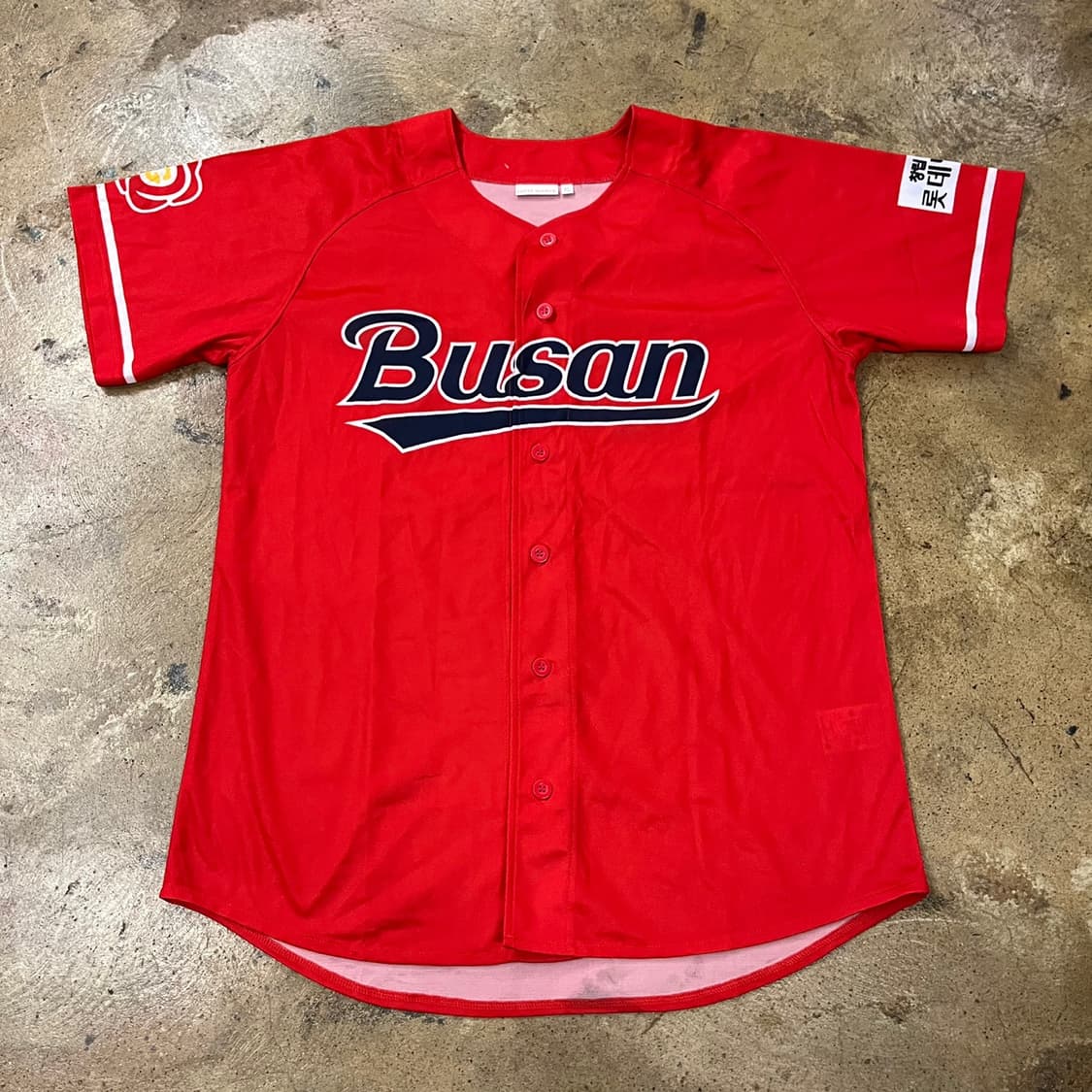 [XL] 부산 Busan 롯데 자이언츠 빨간색 야구 유니폼 b13 상품이미지2