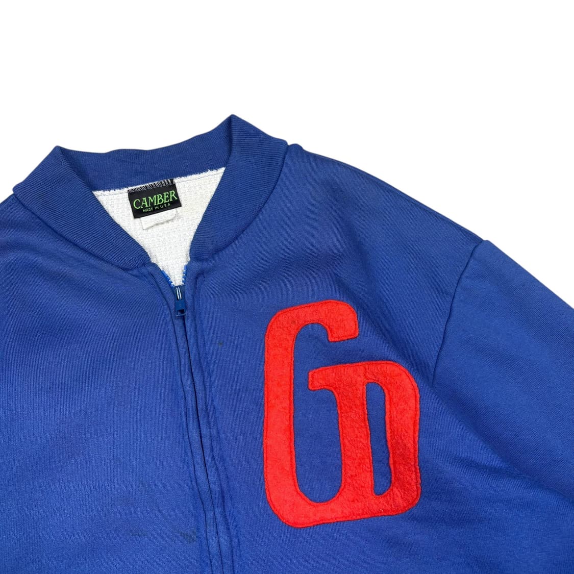 캠버 블루컬러 코튼 집업 상품이미지2