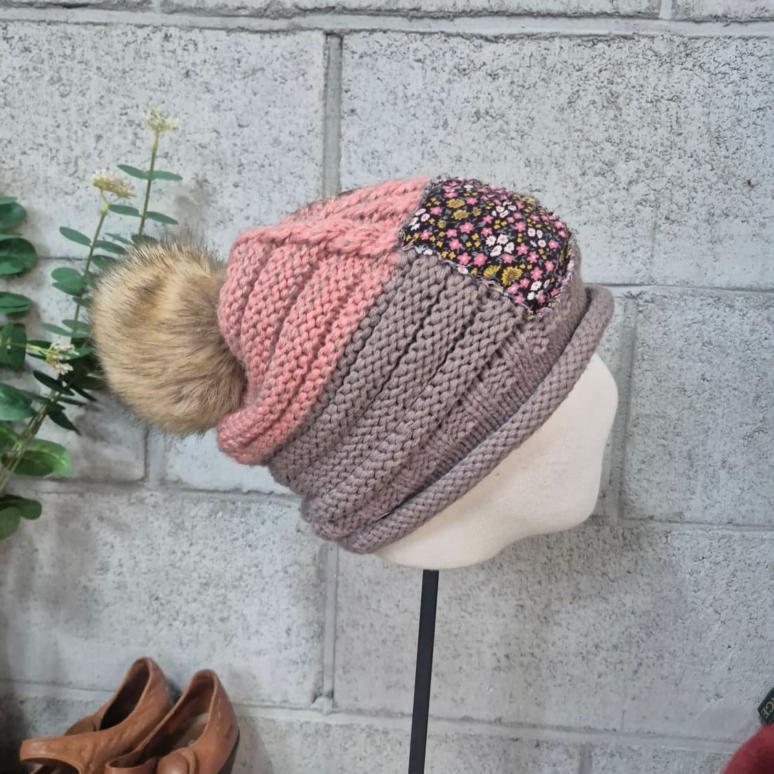 빈티지 패치워크 스타일모자 상품이미지4