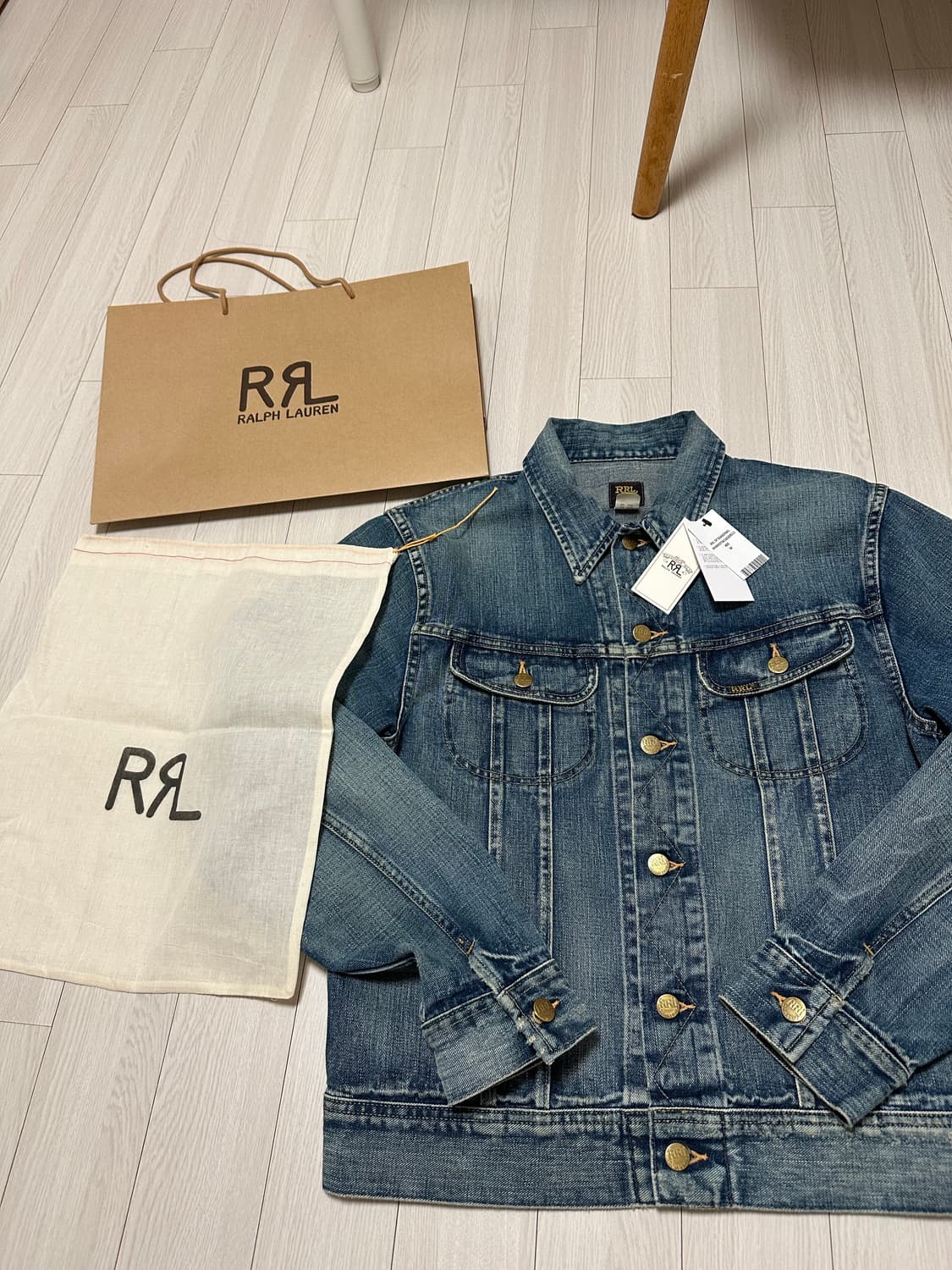 Rrl 더블알엘 LOT271 중청 리랜드 데님자켓 사이즈 M 팝니다 상품이미지1