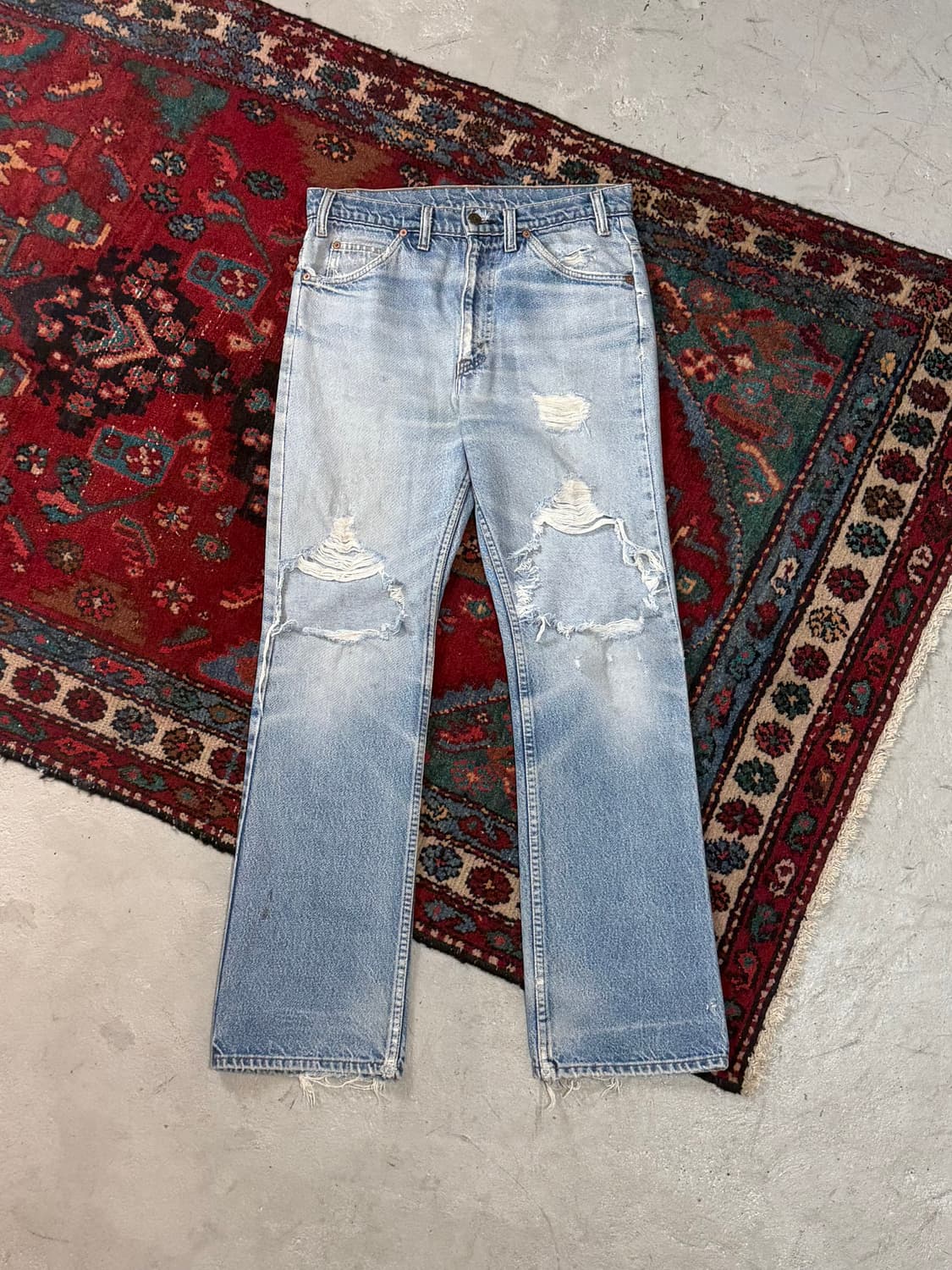 90's USA 빈티지 리바이스 517 오렌지탭 부츠컷 상품이미지1