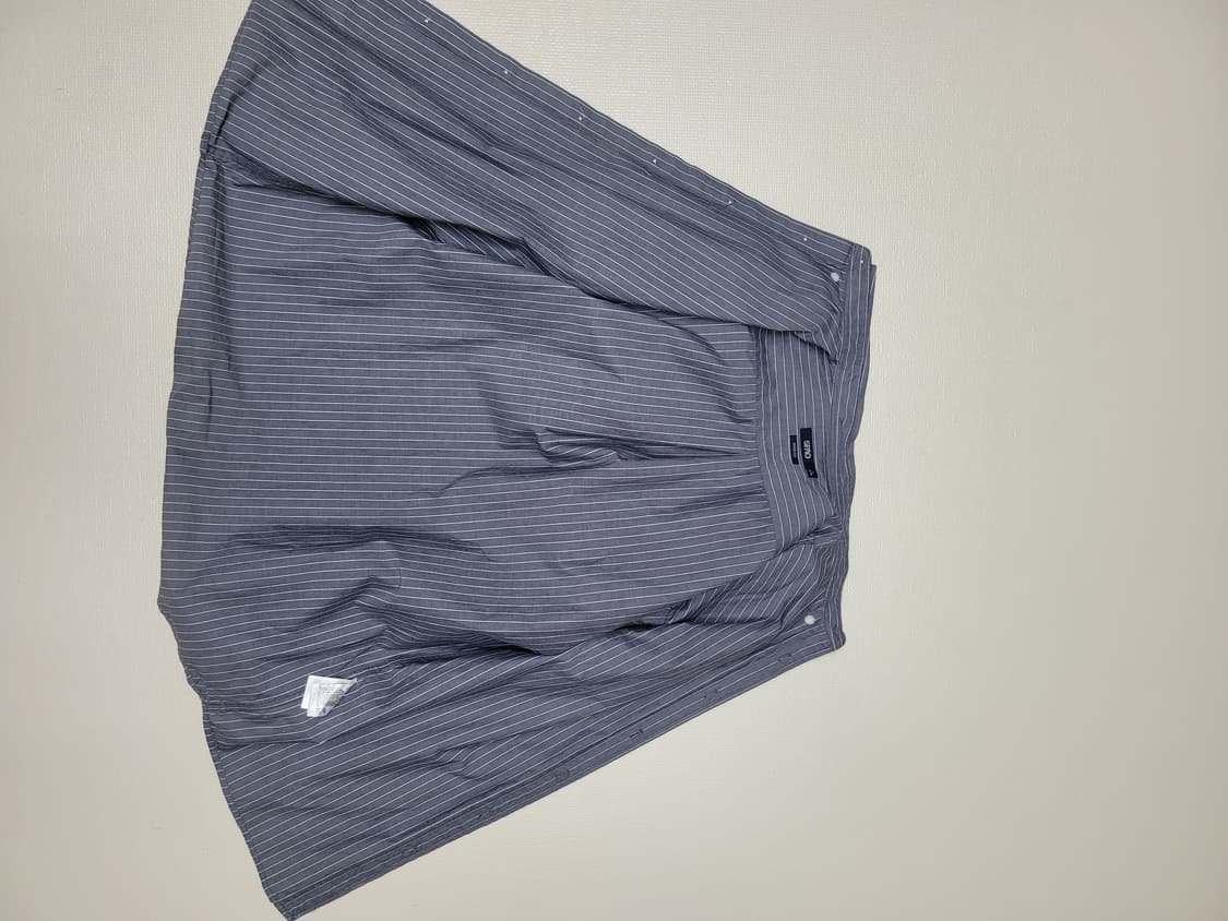 스파오 SPAO 남자 세로 스트라이프 셔츠 XL 그레이 상품이미지8