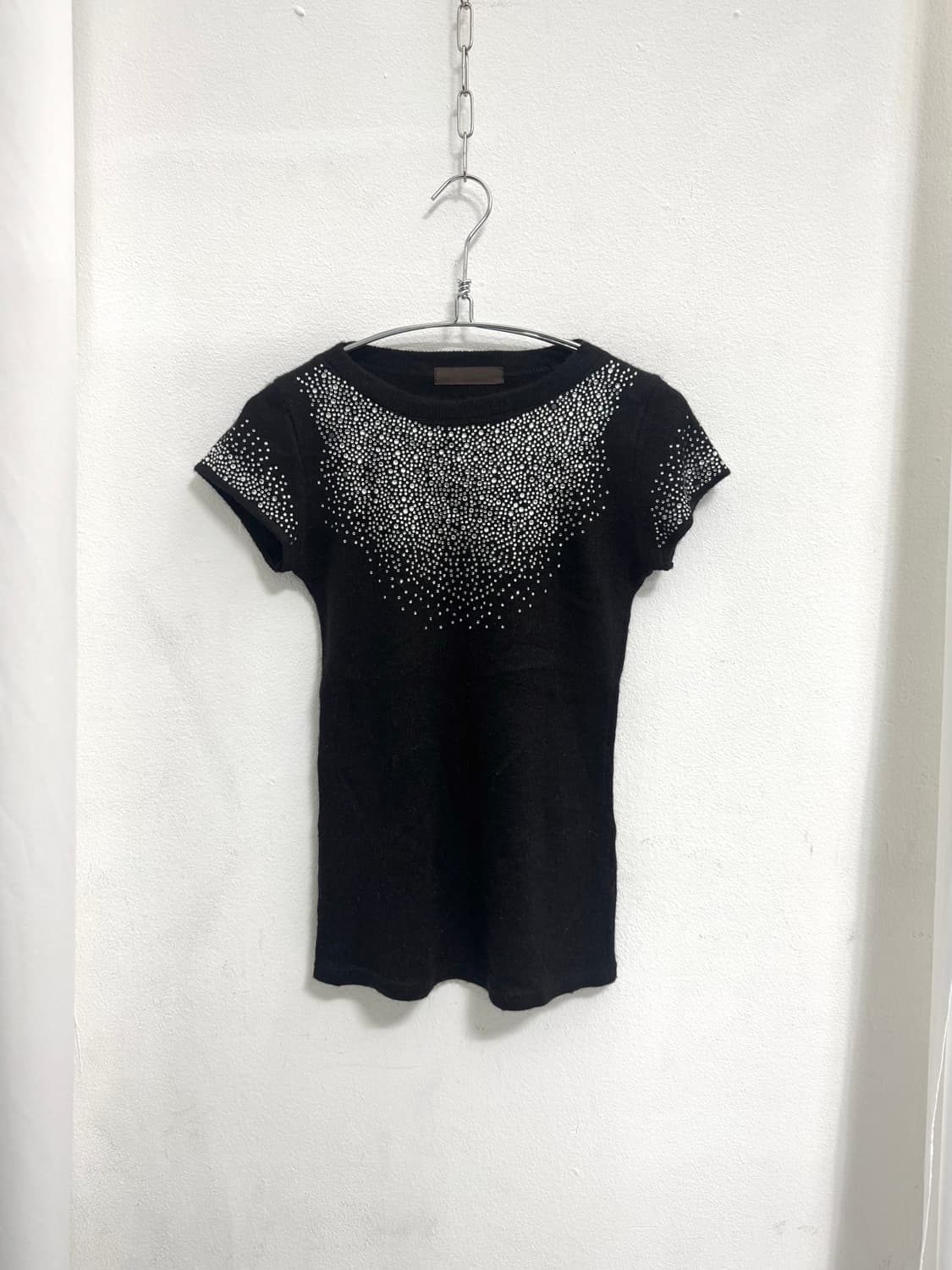 Cubic knit slim top 상품이미지1