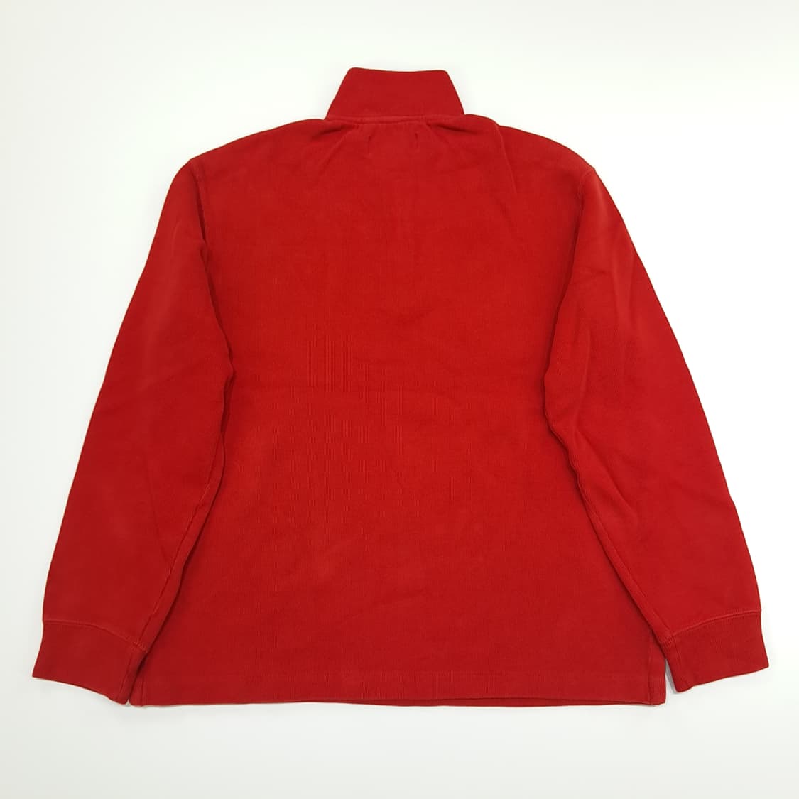 CN808 S 폴로 랄프로렌 레드 하프집업 긴팔 니트 스웨터 상품이미지8