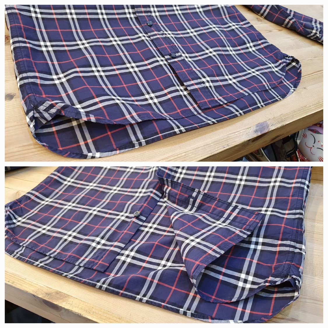 100.버버리 체크셔츠  상품이미지5