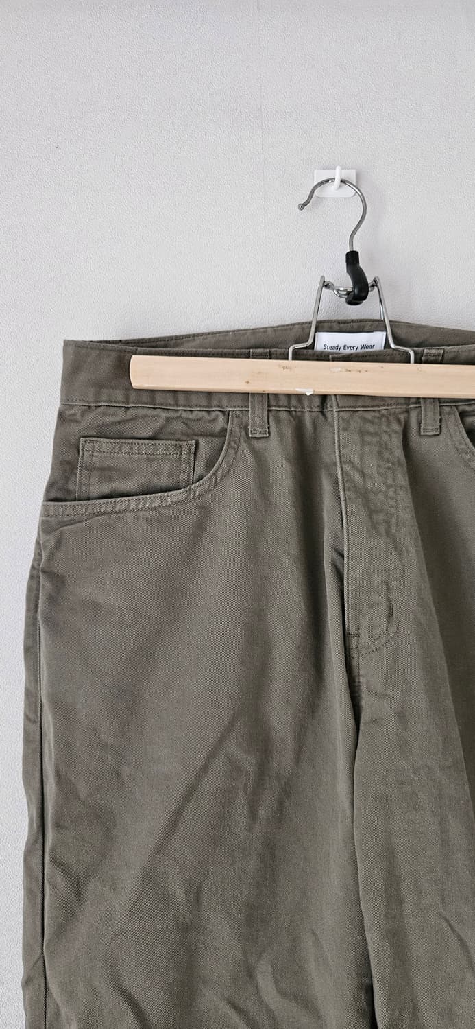 스테디에브리웨어 트윌코튼 치노 팬츠 올리브 상품이미지4