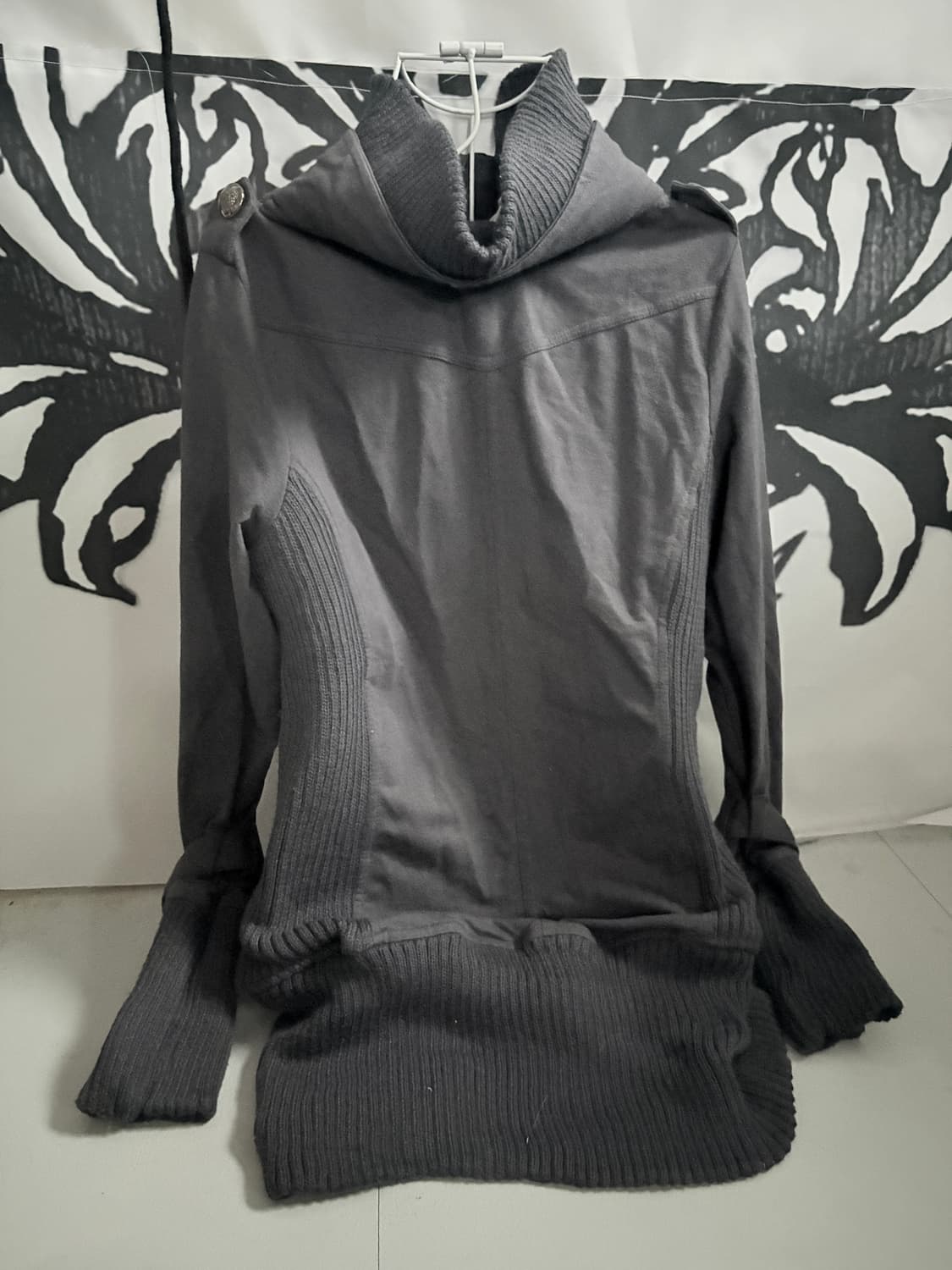 • charcoal gray pocket two-way zipup 상품이미지9