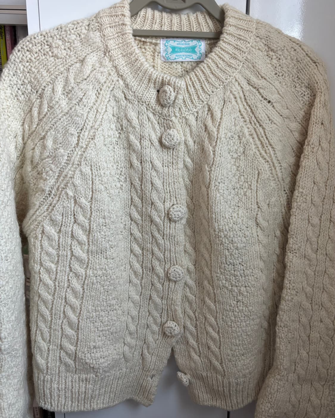 누아누 Granny Cardigan_Cream 상품이미지2