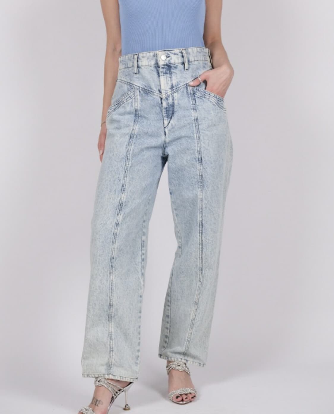 이자벨마랑 하이웨스트 데님팬츠 상품이미지6