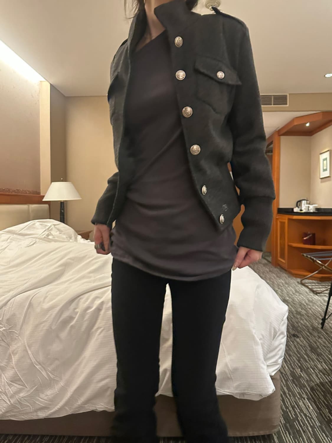 이너뮤트 epaulet short jacket 나폴레옹 자켓 상품이미지3