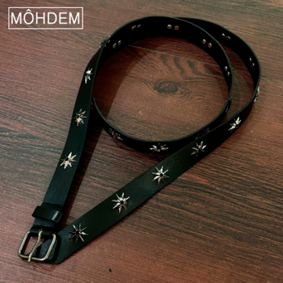 [Unisex] 스타 스터드 빈티지 롱 벨트 상품이미지3