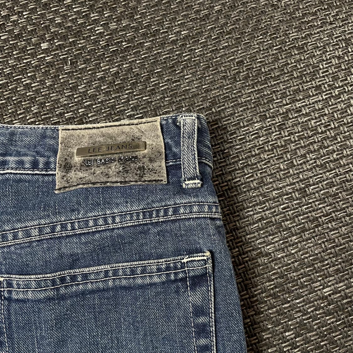(31) Lee 리 중청 워싱 컷팅진 데님 팬츠 상품이미지8