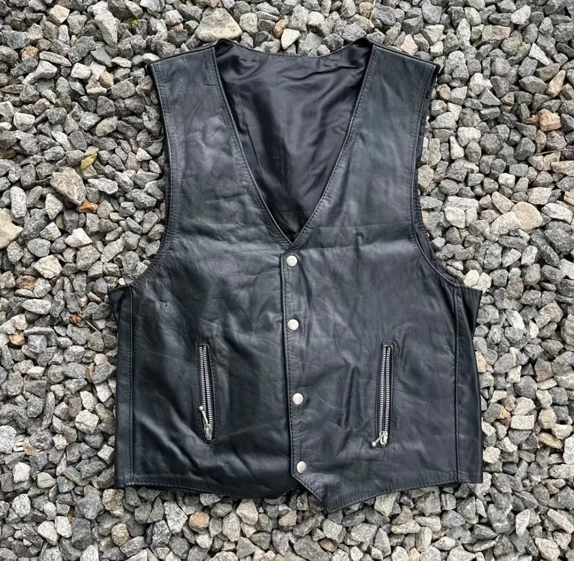 할리데이비슨 빈티지 레더 베스트 (실측확인) 상품이미지2