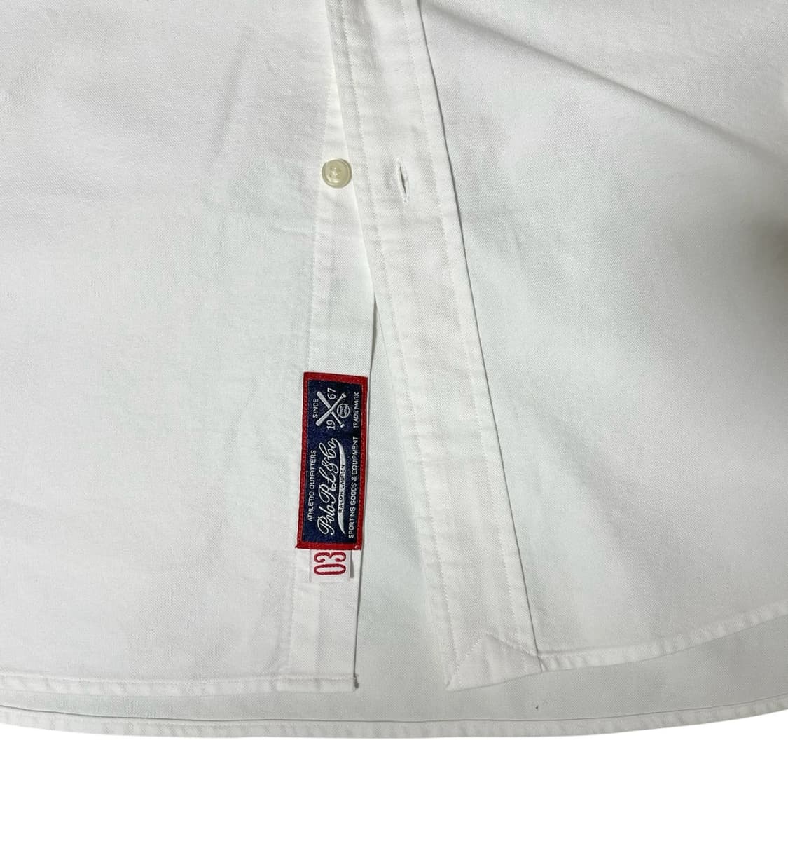 (새상품) 폴로 랄프로렌 뉴욕 양키스 콜라보 빅셔츠L 상품이미지5