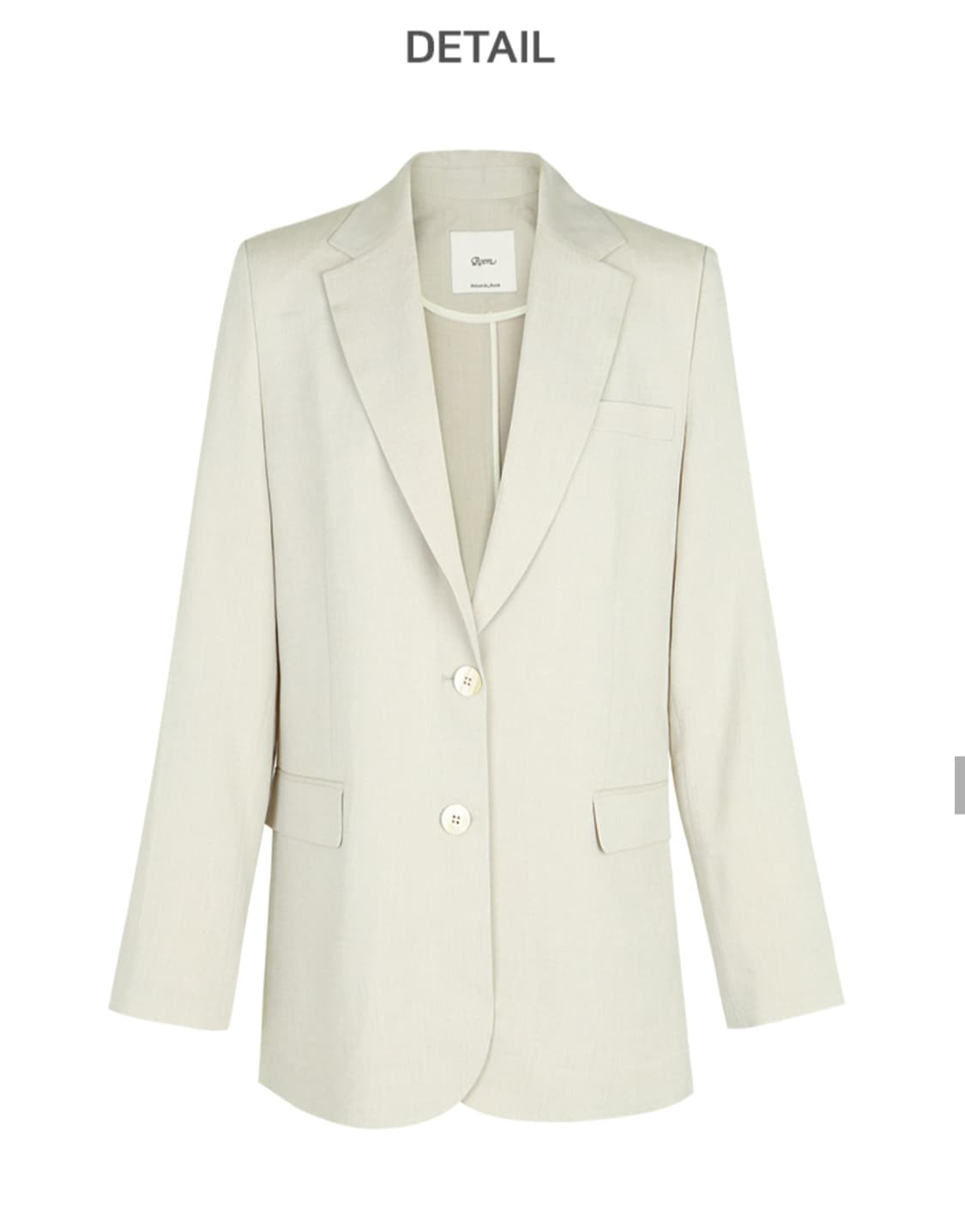 로엠 FIT ME 루즈핏 싱글 자켓 (2colors)_RMJKB25R11 상품이미지1