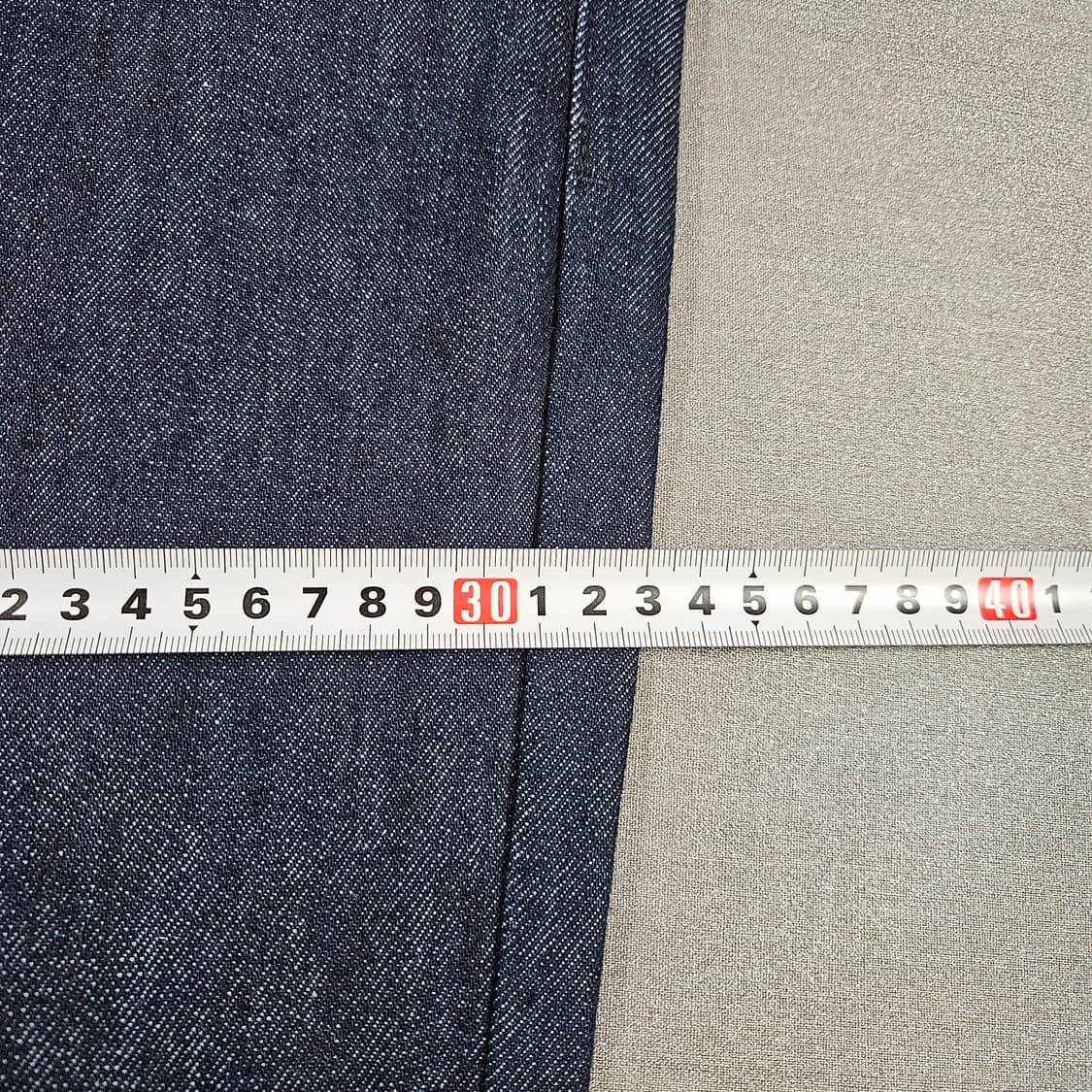 33 플랙 이집트 테이퍼드 P51 생지 데님팬츠 2024년 신형 상품이미지6