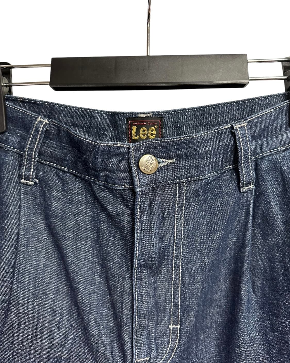 LEE 베이직 버뮤다 데님 쇼츠 인디고 다크 34size 상품이미지8