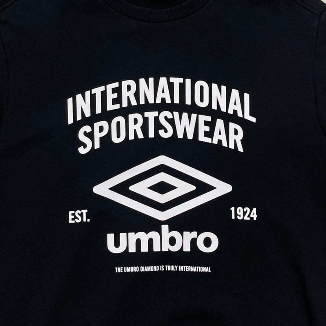 UMBRO 맨투맨 블랙 105 상품이미지2