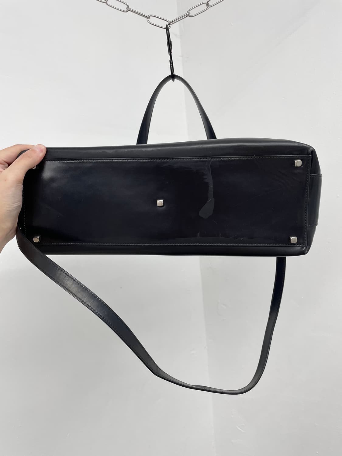 90s 페라가모 간치니 투 락 토트백 상품이미지5