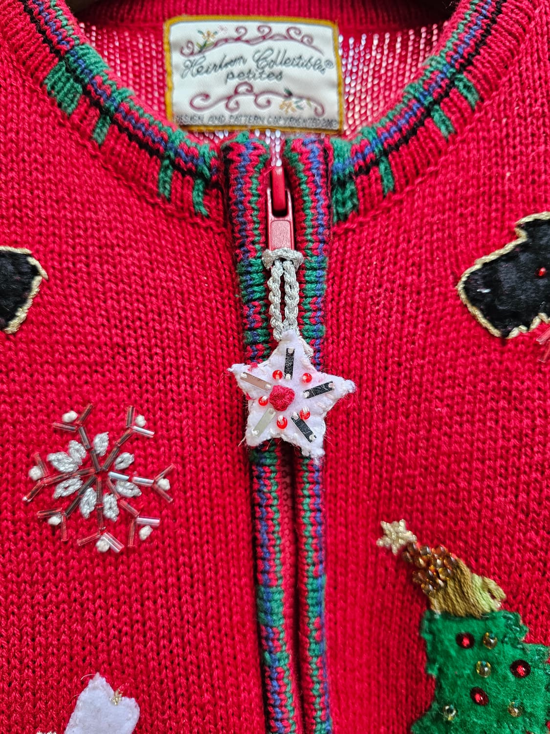Heirloom collectibles 크리스마스 에디션 집업 가디건 상품이미지5