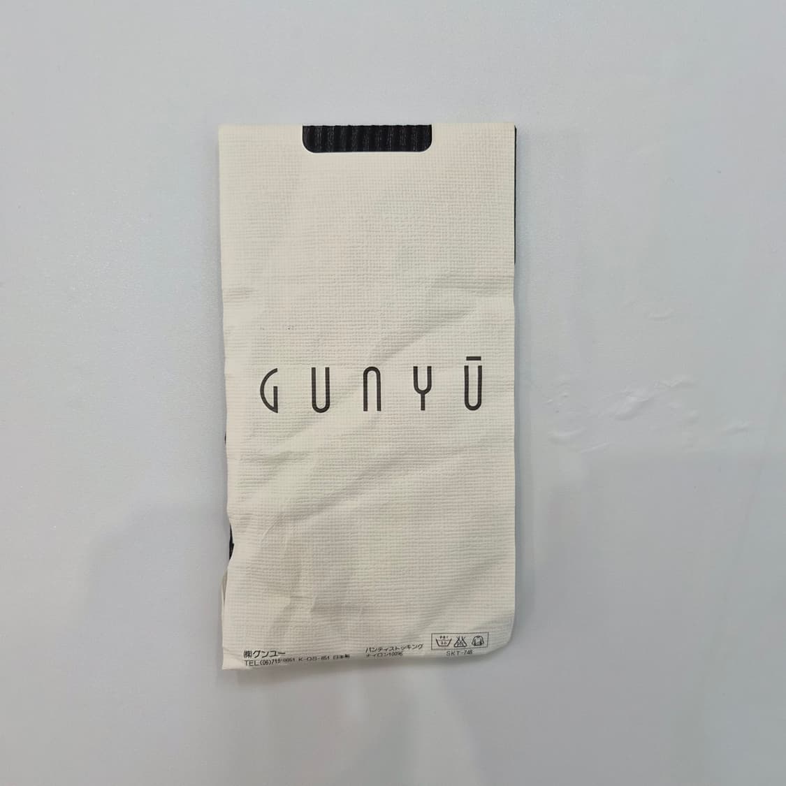 GUUNU 블랙 펄 골지 스트라이프 팬티스타킹 상품이미지4