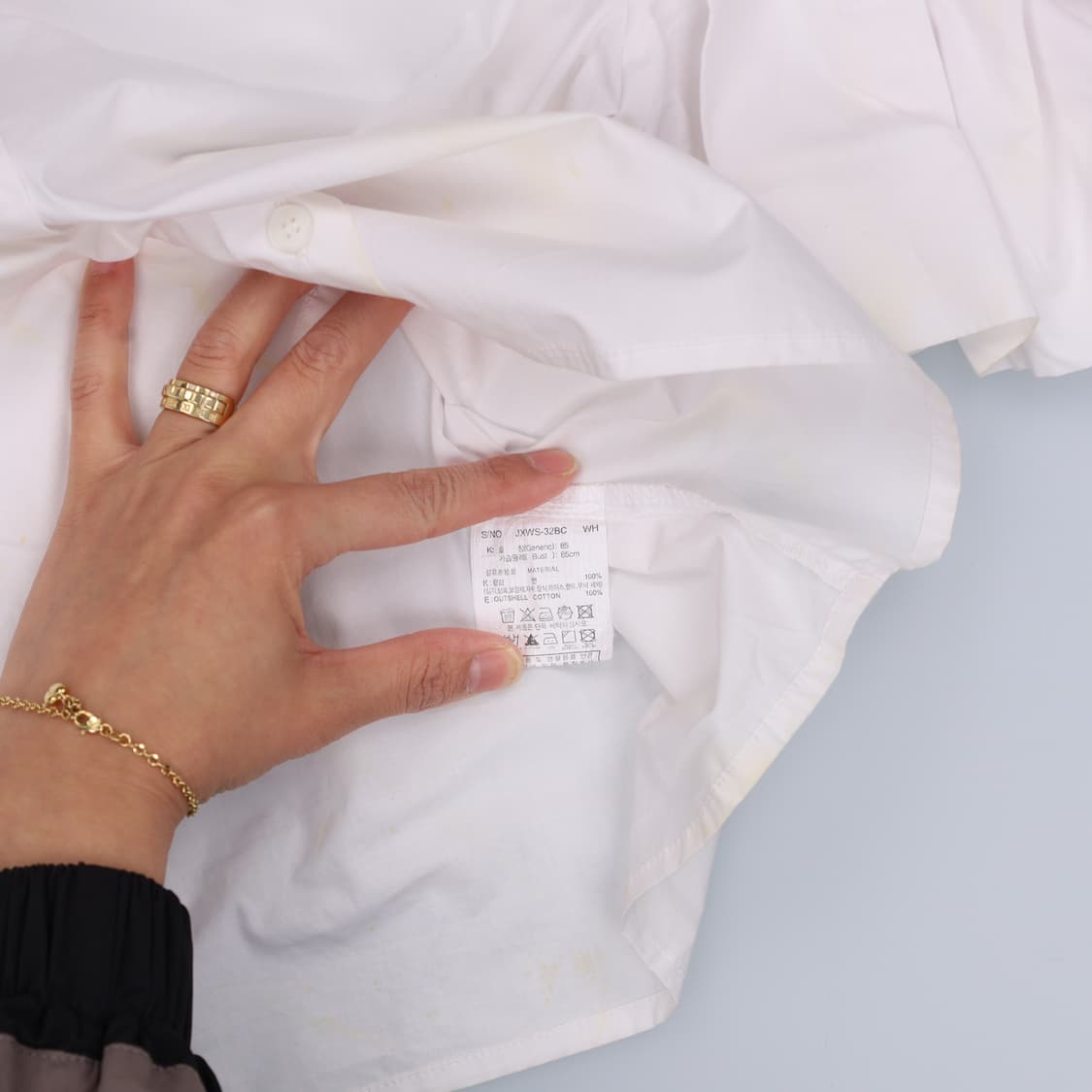 85 쥬시쥬디 반팔 퍼프 크롭 셔츠 0402H1 상품이미지7