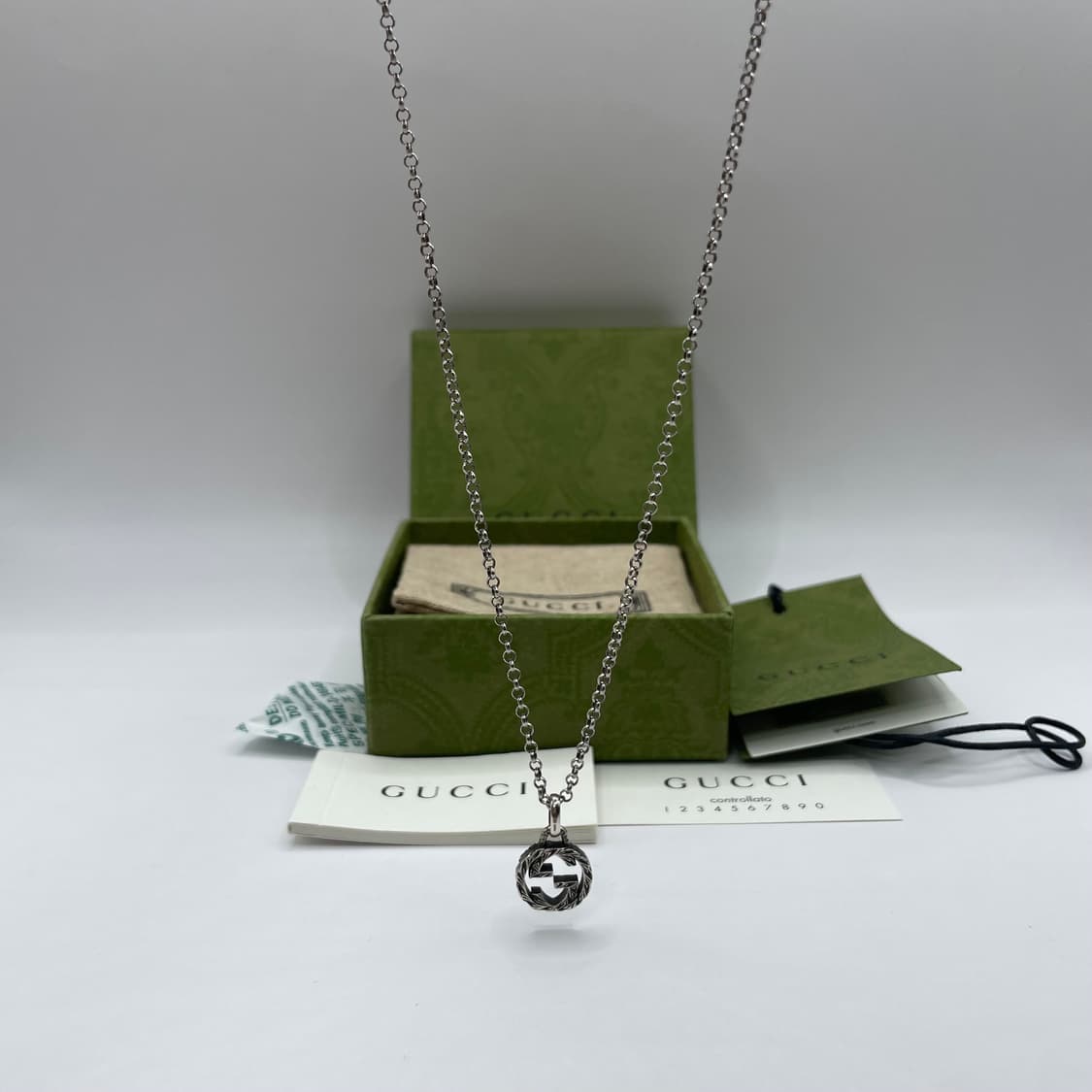 구찌 인터로킹 G 팬던트 목걸이 상품이미지1